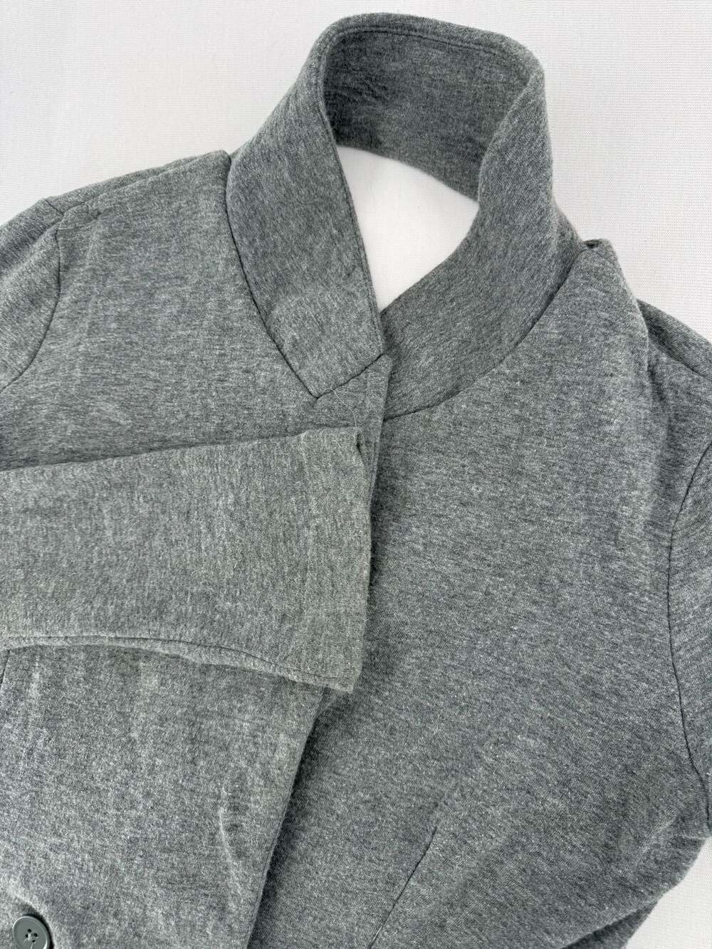T by Alexander Wang Blazer Size Medium Gray Cotton Blend Double Breasted